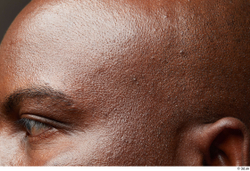 Eye Face Ear Skin Man Black Chubby Wrinkles Studio photo references